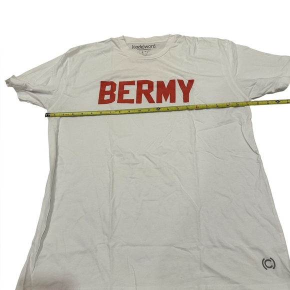 Code (word) White Bermuda Bermy T-Shirt Large - Picture 6 of 7